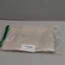 Leetaltree Lightsteel Beige with Yellow Placemats Set of 4 - Heat Resistant Non-Slip Place mats for Dining Table, Washable Durable PVC Vinyl Woven Table Mats (Lightsteel Beige, 4)