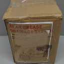 Rear Grease Drainage System for Blackstone Grease Catcher Upgrade,Grease Bucket with Transparent Lid,Grease Trap Funnel,12 Pack Foil Bucket Liners,Blackstone Griddle Accessories,Two Mounting Methods