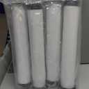 12 Inch Metal Furniture Legs - Stainless Steel, Adjustable, White, Round Cabinet Legs for Coffee Table, Cabinet, Desk, Sofa, Shelves - Pack of 4