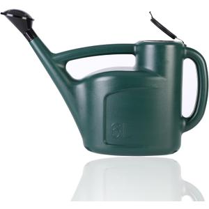 1.5 Gallon Watering Can for Outdoor Plants, Large Plastic Water Can with Long Spout, Lid and Detachable Sprinkler Head, Lightweight Watering Pot for Indoor Houseplants and Garden Flower - 6L