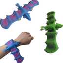Dinosaur Slap Bands 3Pcs Dinosaur Slap Bracelets for Kids dinosaur party bags fillers Easter Slap Band Dinosaur Theme Goodie Bag Stuffers for Boys&Girls slap bands for party bags
