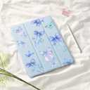 Cute Butterfly Bow Pad Case for 10.9 Inch iPad 2022/2025, Clear TPU Smart Stand Back Cover with Pencil Holder, for iPad 10th/11th Generation Auto Wake/Sleep Protective Case
