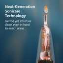 Philips Sonicare 7300 Series Electric Toothbrush - Next-Generation Sonicare Technology, Pressure Sensor, 12 Brushing Settings, SmarTimer, BrushPacer, 21-Day Runtime, Travel Case, Black, HX7421/07
