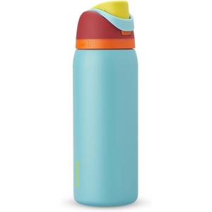 Owala FreeSip Insulated Stainless Steel Water Bottle with Straw, BPAFree Sports Water Bottle, Great for Travel, 32 Oz, Summer Sweetness