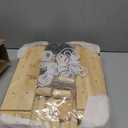 Stuffed Animal Storage, 56" Extra Large Plush Toy Organizer with Wheels, Wooden Stuffed Animal Holder with Removable Bin, Zoo Plushies Storage for Bedroom/Playroom/Living Room (White)