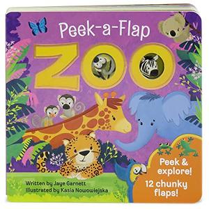 Zoo: Peek-a-Flap Board Book Board book – Lift the flap, July 1, 2016