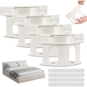 Yvelines Lock Sheet Holders - No More Loose Sheets, Secure Bed Sheets, Fits All Kinds of Sheets and Mattress Sizes, ABS Material with High Flexibility, Easy One-Time Installation, Ensure a Sound Sleep