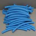 Shappy 6 Pcs Exercise Hoop Detachable Adjustable Plastic Toy Playground Toys Colored Hoop Circles for Teens Games Gymnastics Dog Agility Equipment Party Decor (20 Inch, Macaron Blue)