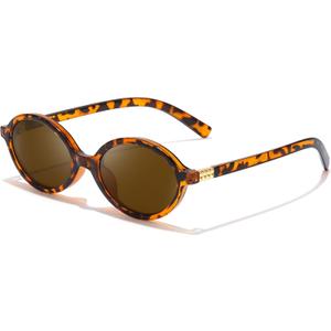 TJUTR Trendy Small Oval Sunglasses for Women Men, Retro Vintage 90s Style Sun Glasses UV Protection Shades