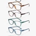 Gaoye Reading Glasses Women or Readers Men 6 Pack Stylish Computer Eyeglasses - Ease Blurry Vision +2.0