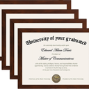 upsimples Certificate Frame, 8.5 by 11 Glass Diploma Frames, 4 Pcs Mahogany
Displays 8.5x11 Document and Degree, Graduation Gift for Wall or Tabletop Decor, High-definition Glass