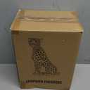 Quoowiit Sculptures Home Decor, Bird Figurine Shelf Decor, Modern Decorations for Living Room, Bedroom, Office, House, Resin Animal Statues and Figurine with Chic Polka Dots Art Design (Black)