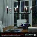 Sylvania B10 Clear LED White Filament Bulb, 3.5W, Dimmable, 350 LMS, Medium Base, 2700K, Soft White - 4 Pack (42258)