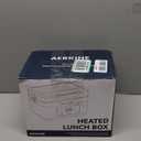 AERKINE Electric Lunch Box - Rechargeable 75W Self-Heating Food Warmer with 6.3 Cups(1.5L) Stainless Steel Container, Heated Lunch Box For Office, Picnic, Car & Outdoor Use(Black)