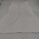BNGD Women's Backless Vest Basic Dress Sexy Slim Short Dress Sleeveless Open Back Mini Dresses, White, L