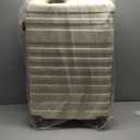 Coolife Suitcase Set 3 Piece Luggage Set Carry On Hardside Luggage with TSA Lock Spinner Wheels (White, 5 piece set)