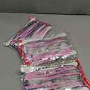 4 Pack Pink Bow Party Backdrop Decoration Pink Bow Foil Fringe Curtains for Girls Bow Birthday Baby Shower Decorations Bridal Shower Bachelorette Party Decor Supplies 3.2ft X 8.2ft