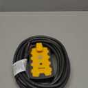 DEWENWILS 6-Outlet Heavy Duty Power Strip, 25FT Long Extension Cord, 14/3C Gauge, SJT W, 15A Circuit Breaker, Industrial Power Strip for Garage, Workshop, Indoor Outdoor Holiday Lights, ETL Listed