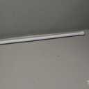 Adjustable Tension Steel Bathroom Shower Rod, 50-84 Inches, White Finish, No Drill  Design House, 564195