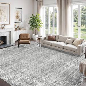 zesthome 8x10 Area Rugs for Living Room, Non-Slip Backing Washable Rug, Modern Abstract Area Rug, Stain Resistant Rugs for Bedroom, Ultra-Thin Large Area Rugs, Area Rug 8x10