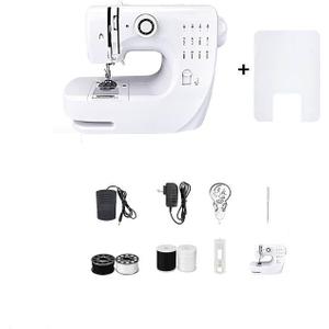 Electric Handheld Sewing Machine for Home Use - Manual Sewing with Edge Locking Function, Ideal for Clothes and Accessories (White)