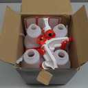 Plastic Spray Bottle (4 Pack, 32 Oz, All-Purpose) Heavy Duty Spraying Bottles Leak Proof Mist Empty Water Bottle for Cleaning Solution Planting Pet with Adjustable Nozzle and Measurements