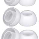 SOPROM Eartips for AirPods Pro 3 (3rd Generation), Pro3 Replacement Silicone Earbud Ear Tips with Cleaning Kit (XXS,XS,S,M,L, White)