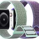 SimpleThings Compatible with Kids Apple Watch Bands, Nylon Hook and Loop for K12 Boy Girl Small Wrist iWatch Series 9 8 7 6 5 4 3 SE SE2