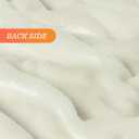 TOONOW Extra Soft Fuzzy Faux Fur Blanket Queen Size 78"x90", Reversible Lightweight Decorative Blankets and Throws Super Soft Cozy Microfiber Fleece Fuzzy Blankets for Couch Bed, Cream White