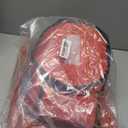 homyfort Christmas Wreath Storage Container, 30 Inch Hard Shell Wreath Storage Box with Interior Pockets, Dual Zippers and Handles (Red)