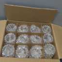 DEVI 24pcs Glass Votive Candle Holders, Clear Glass Candle Holder for Floating Candle&Tea Lights, Wedding Centerpieces for Tables, Bridal Baby Shower Party Table Decor