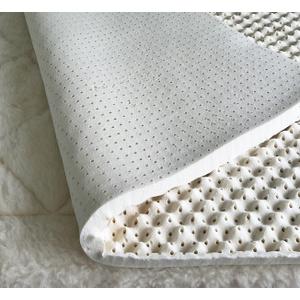 Green Natural Organic Egg Crate Latex Mattress Topper Twin XL Size - Soft Firm - GOLS Certified Organic Convoluted Latex Foam - Pressure Point Back Pain Relief Sleeps Cool Breathable Bed Pad