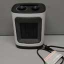 Kismile Small Electric Space Heater Ceramic Space Heater,Portable Heater Fan for Office with Adjustable Thermostat and Overheat Protection ETL Listed for Kitchen, 1500W