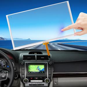 RESNAVSCREN 6.1" 8 Pin Touch Screen Digitizer Replacement for Toyota Camry Corolla Prius 2009-2014 Radio Screen, Touchscreen for LA061WQ1 TD02 OEM Navigation System Ultra-sensitive Display Glass Panel