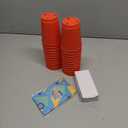 Gamie Stacking Cups Game for Kids - Set Includes 24 Cups, 18 Fun Challenging Cards, and Water Timer - Family Games for Kids and Adults, Indoor Recess Game for Classroom, Gifts for Boys and Girls