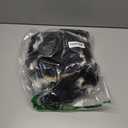 2 Piece Front Faux Sheepskin Fur Car Seat Cover, 17 Inchs Thin Fluffy Cute Black Car Seat Cover for Fuzzy Soft Auto Universal Plush Vehicle Seat Protector Pad Accessories