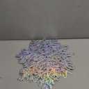 Winter Wonderland Frozen Birthday Party Decoration Large Snowflake Ornament Clearance- 6pcs 11.8Large Iridescent Hanging Snowflakes Christmas Ornaments for Christmas Tree Outdoor Xmas Decor Supplies