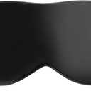 Sleep Mask, Silk Sleeping Mask, Skin-Friendly Sleeping Mask, with Adjustable Strap for Pressure Relief and Deep Sleep (Black)