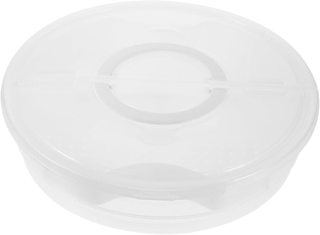 Reusable Multi-function Pizza Slice Carrier Lid Portable Storage Container for Outdoor Events Parties and Gatherings Lightweight and Easy to Clean Pizza Keeper