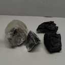 JefDiee Inflatable Foot Rest Pillow, Kids Airplane Bed, Adjustable 3 Layers Height Leg Rest Pillow, Airplane Travel Essentials Great for Office, Home, Trains, Cars (Grey)