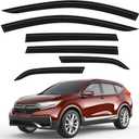 Tape-on Window Visors Rain Guards for Honda CR-V CRV 2017-2022,6PCS