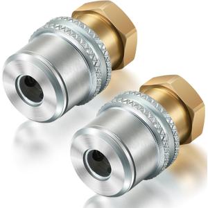4 Pack Air Chuck for Tires, Anti Leakage Lock on Air Chuck 1/4'' FNPT Quick Connector Heavy Duty Brass Locking Tire Inflator