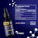 2 x Bossko Methylene Blue 1% Solution 99.99% Pure Pharmaceutical Grade with B12 & Magnesium | Brain & Cellular Support | Third-Party Tested Dietary Supplement Drops 60ml