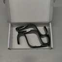 Amooca Car Seat Headrest Hook 4 Pack Hanger Storage Organizer Universal for Handbag Purse Coat fit Universal Vehicle Car Black S Type