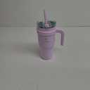 Reduce 24 oz Tumbler with Handle and Straw - Stainless Steel with Sip-It-Your-Way Lid - Keeps Drinks Cold up to 24 Hours - Sweat Proof, Dishwasher Safe, BPA Free - Glacier, Opaque Gloss