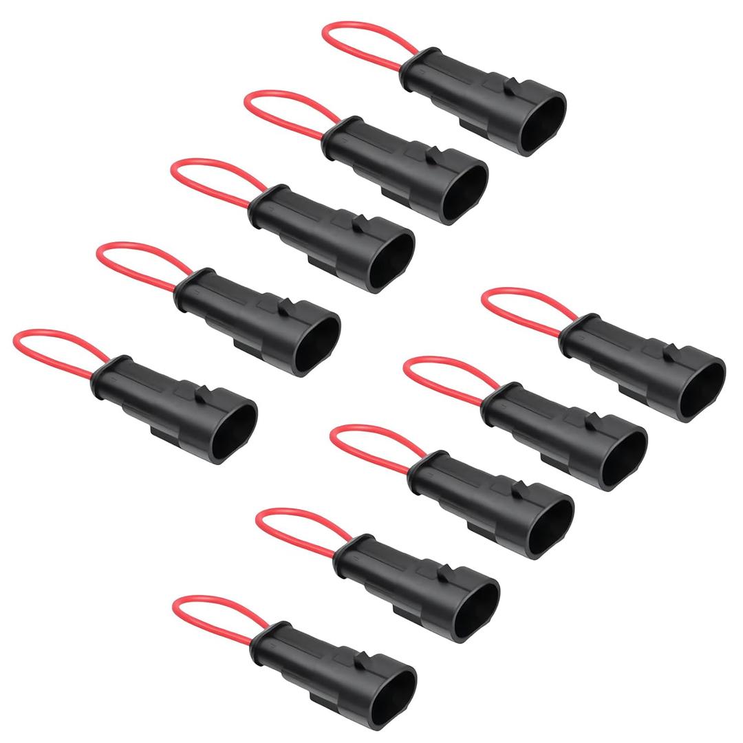 10-Pack Tractors Seat Switch Safety Bypass Connection Compatible with Kubota Tractor Seat Switch, Also Made for Kioti Tractor Accessories, Plug Connectors for Easy Installation