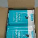 Amazon Basics Flushable Adult Toilet Wipes, Fragrance Free, 42 Count (Pack of 8) (Total 336 wipes) (Previously Solimo)