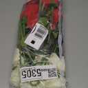 Tifuly Roses Artificial Flowers - 12 pcs Realistic Long Stem Fake Roses Mashup Style Silk Roses for DIY Bouquets Wedding Centerpieces Arrangements Home Party Decor White & Red