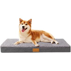 Patas Lague Orthopedic Large Dog Bed Washable Pet Sofa Mat 36''X24'' Grey