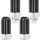 PACETAP 4 Pack 41050 7W Replacement Bulbs for Dynatrap DT1050 DT1100 DT1250, 1/2 Acre Replacement Bulb U Shape Replacement Bulbs Light for DynaTrap
